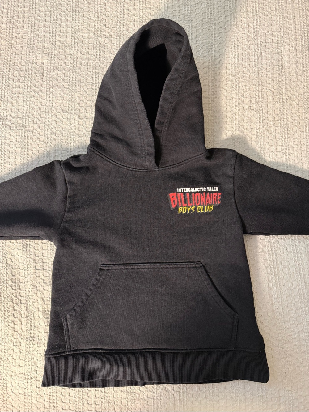 Billionaire Boys Club Black Hoodie with Red & Yellow Logo